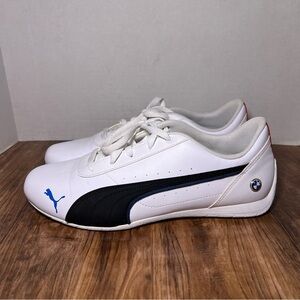 Puma BMW MMS Neo Cat White Black Men Motor Shoes Sneakers size 11